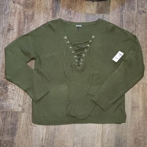 Charlotte Russe Olive Sweater